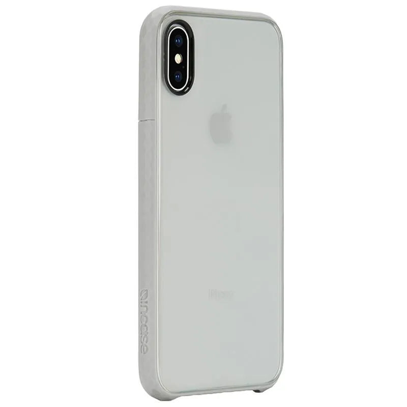 Incase Pop Case dėklas, skirtas iPhone X (skaidrus/pilkas)