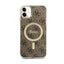 Guess 4G MagSafe – dėklas iPhone 11 (rudos spalvos)