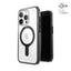 Speck Presidio Perfect-Clear ClickLock & MagSafe – iPhone 15 Pro dėklas (skaidrus / matinis juodas / pilkas)