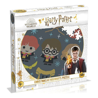 Harry Potter – 500 detalių dėlionė dekoratyvinėje dėžutėje (Kalėdos Hogvartse)