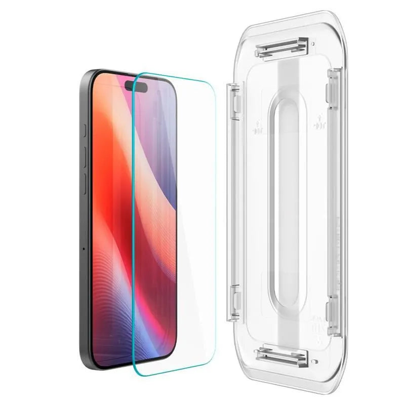 Spigen GLAS.TR EZ FIT 2-Pack – grūdintas stiklas, skirtas iPhone 16 Pro Max / 17 Pro Max, 2 vnt.