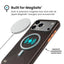 Speck Presidio Lux Grip MagSafe – Dėklas skirtas iPhone 17 Pro Max (Luxury Shade Matte / Oranžinė)