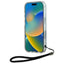 Karl Lagerfeld Zebra With Cord – dėklas iPhone 16 (violetinis)