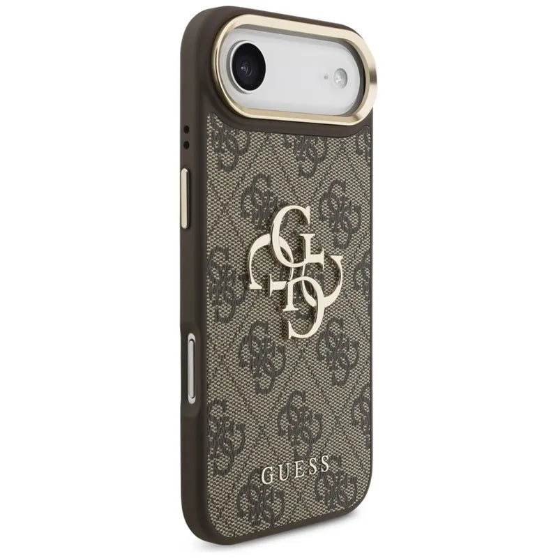Guess 4G Big 4G Classic Logo – dėklas iPhone Air (ruda / auksinė)