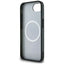 Guess IML Metal Glitter 4G Circle Triangle MagSafe – dėklas iPhone 16e telefonui (juodas)