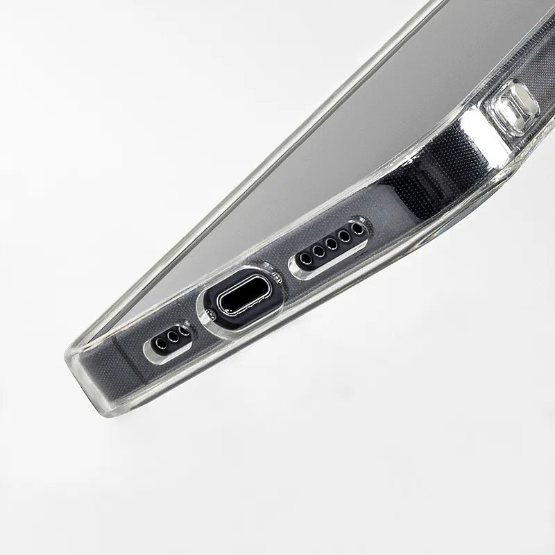 Crong Clear MAG Cover - „MagSafe“ dėklas, skirtas iPhone 13 mini (skaidrus)
