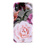 PURO Glam Geo Flowers – dėklas iPhone Xs Max telefonui (Pink Peonies)