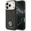 Guess 4G Strass Logo MagSafe - Dėklas iPhone 17 Pro (juodas)