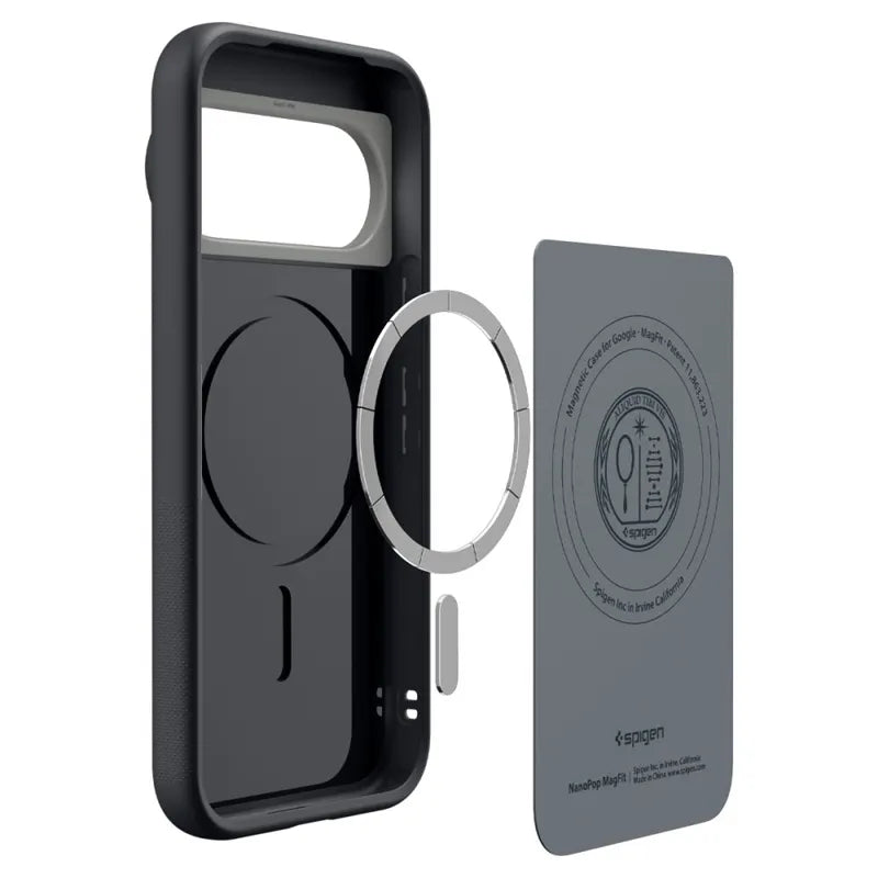 Spigen Nano Pop Mag MagSafe dėklas, skirtas Google Pixel 11 Pro XL (juodas)