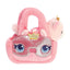 Fancy Pals – Pliušinė princesė katytė su auksine karūna rožiniame krepšyje 20 cm, ekologiška