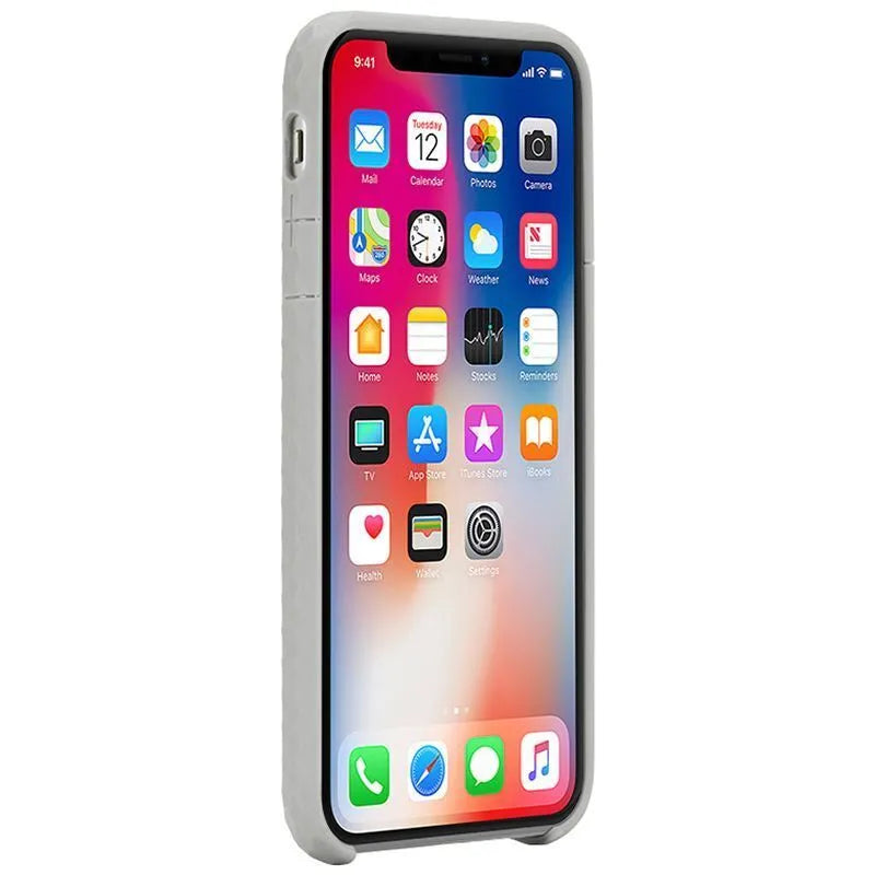 Incase Pop Case dėklas, skirtas iPhone X (skaidrus/pilkas)