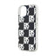 DKNY IML Checkered Mono Pattern – dėklas iPhone 15 Plus / 14 Plus (juodas)