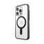 Speck Presidio Perfect-Clear ClickLock & MagSafe – iPhone 15 Pro dėklas (skaidrus / matinis juodas / pilkas)