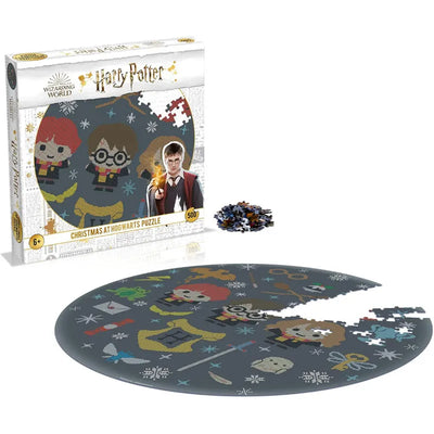 Harry Potter – 500 detalių dėlionė dekoratyvinėje dėžutėje (Kalėdos Hogvartse)