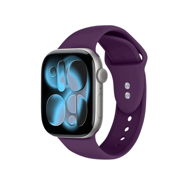 Crong Liquid – Apple Watch dirželis 44/45/46/49 mm (Plum)