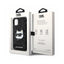 Karl Lagerfeld NFT Glitter Choupette Patch – dėklas iPhone 11 (juodas)