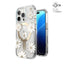Speck Presidio Lux ClickLock & MagSafe - iPhone 16 Pro dėklas (Sunshine Daisies / Skaidrus / Auksinis)