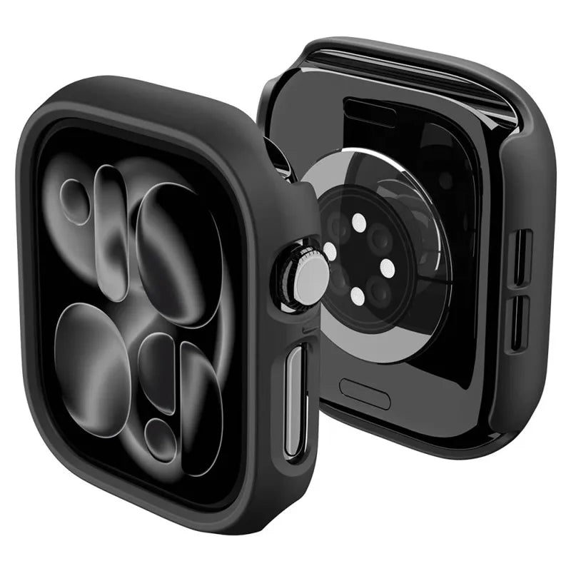 Spigen Thin Fit – „Apple Watch 12“ (46 mm) dėklas (juodas)
