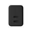 Crong Ultra Compact GaN – 2x USB-C 35W PD 3.0 sieninis įkroviklis su PPS (juodas)