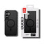 Crong Hybrid Matte Magnetic – MagSafe dėklas Samsung Galaxy S24 FE (juodas)