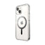Speck Gemshell Grip + MagSafe – dėklas iPhone 17e / 16e / 15 / 14 / 13 (skaidrus / chromo apdaila)