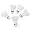 Donnay – plunksniniai badmintono skraidukai, 5 vnt. (balti)