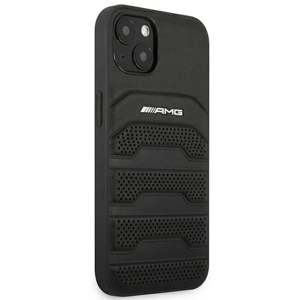 AMG „Debossed Lines“ – dėklas „iPhone 14 Plus“ (juodas)