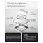 Spigen Ultra Hybrid Mag MagSafe – dėklas Samsung Galaxy S26 (Zero One White)