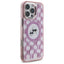 Karl Lagerfeld IML Monogram Karl & Choupette Head MagSafe – Dėklas iPhone 16 Pro (rožinis)