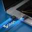 Spigen EB10020CC Essential – USB-C į USB-C PD kabelis 100W 2m (juodas)