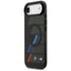 BMW M IML Metal Buttons Tricolor Lines MagSafe – dėklas iPhone Air (juodas)