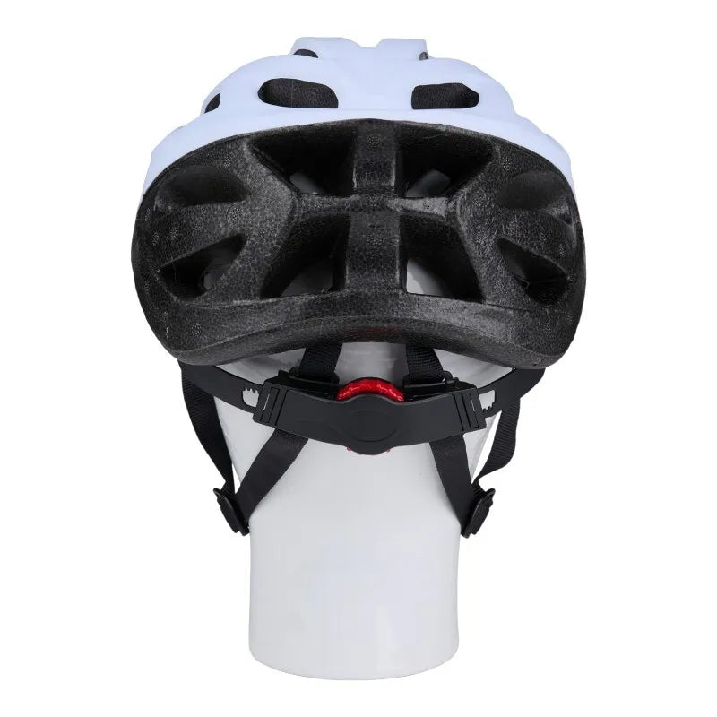 Dunlop – Reguliuojamas MTB dviračių šalmas, dydis M, 55-58 cm (baltas-juodas)