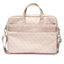 Guess Saffiano 4G Triangle Logo kompiuterio krepšys – 15”/ 16” nešiojamojo kompiuterio krepšys (rožinis)
