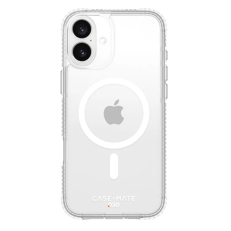 Case-Mate Tough D3O MagSafe – dėklas iPhone 16 Plus (skaidrus)