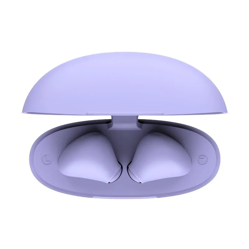 Trust Yavi – belaidės Bluetooth TWS ausinės su įkrovimo dėklu ir ENC (violetinės)
