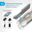 Speck Presidio Lux ClickLock & MagSafe - iPhone 16 Pro dėklas (Sunshine Daisies / Skaidrus / Auksinis)