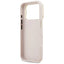 Guess Grained Big 4G & Stand Camera – dėklas iPhone 17 Pro (rožinis)