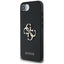 Guess Grained Big 4G Logo Small Classic Logo – dėklas iPhone 16e (juodas)