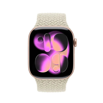 Crong Wave Band – pintas dirželis Apple Watch 38/40/41/42 mm laikrodžiams (smėlio spalvos)