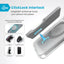 Speck Presidio Perfect-Clear ClickLock & MagSafe – dėklas iPhone 16 (skaidrus / chromo apdaila / Serene Silver)