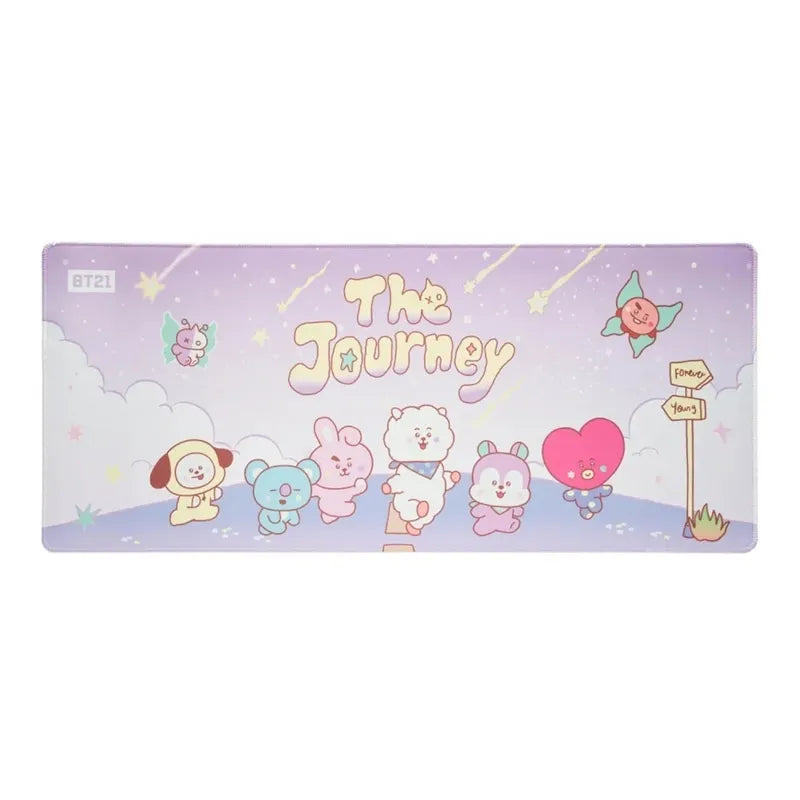 BT21 – XXL žaidimų / stalo kilimėlis (80 x 35 cm)