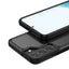 Crong Hybrid Clear Cover – dėklas Samsung Galaxy S22+ (juodas)