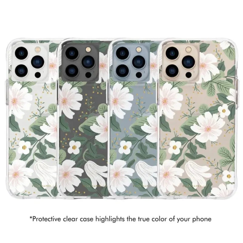 Rifle Paper Clear – dėklas, skirtas iPhone 13 Pro (Willow)
