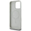 Karl Lagerfeld Silicone Double Heads And Circle MagSafe – dėklas iPhone 16 Pro (smėlio spalvos)