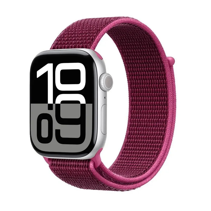Crong Nylon – Sportinė apyrankė skirta Apple Watch 38/40/41/42 mm (Magenta Fusion)