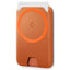 Spigen Valentinus MagFit + MagSafe – magnetinė piniginė (Metallic Orange)