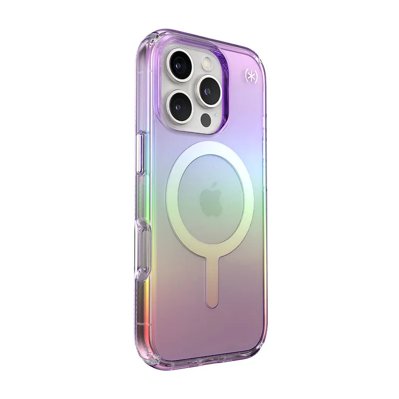 Speck Presidio2 Lux MagSafe – iPhone 16 Pro dėklas (Amazing Purple / Clear)