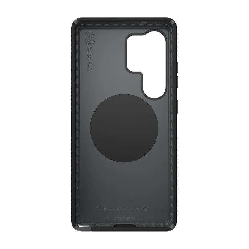 Speck Presidio2 Grip Magnet – dėklas Samsung Galaxy S25 Ultra su MagSafe (juodas/pilkas/baltas)