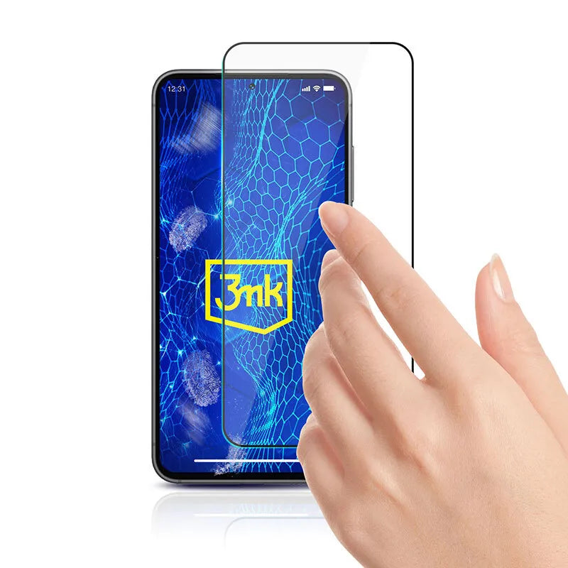 3mk HardGlass Max Lite – Grūdintas stiklas Samsung Galaxy S24+ (juodas)