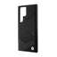 BMW Signature Leather Crossing Lines Pattern – dėklas Samsung Galaxy S24 Ultra (juodas)